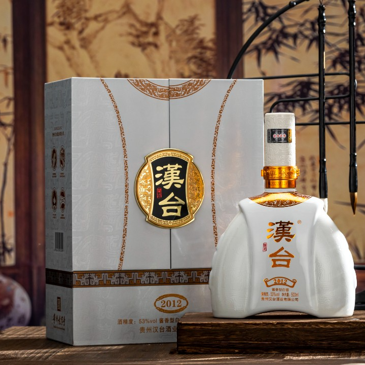 汉台纪年2012，53°酱香型白酒贵州老字号53度500