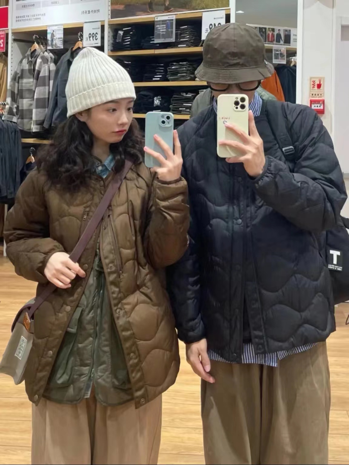 2024秋冬白山男装/女装 高级轻型羽绒宽松茄克（外套）情侣羽绒服