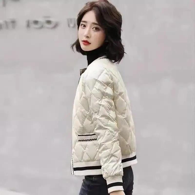 新款服小香风轻薄羽绒服女2023年冬季新款时尚洋气小个子高