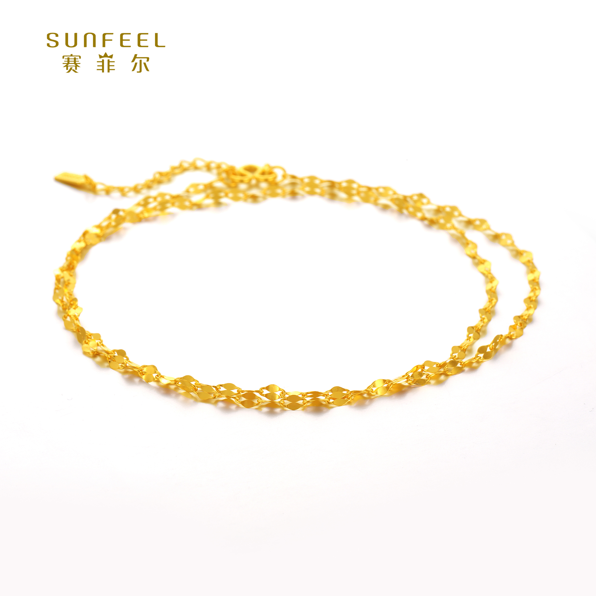 SUNFEEL/赛菲尔【共享】足金时尚蝴蝶项链HX050019
