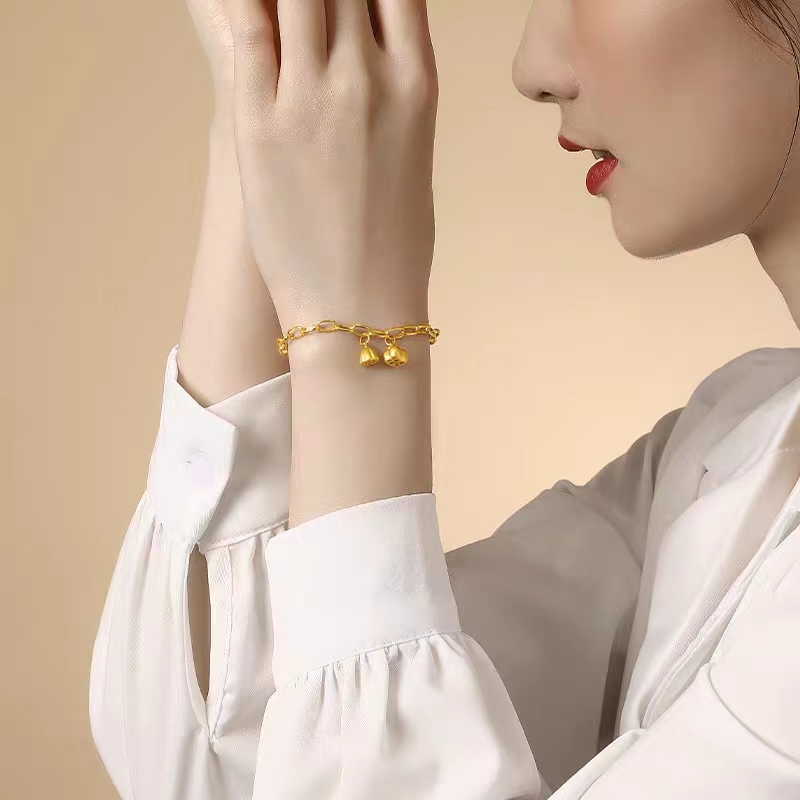 SUNFEEL/赛菲尔【一店】足金时尚款事事如意好运来手链SSA00457-3