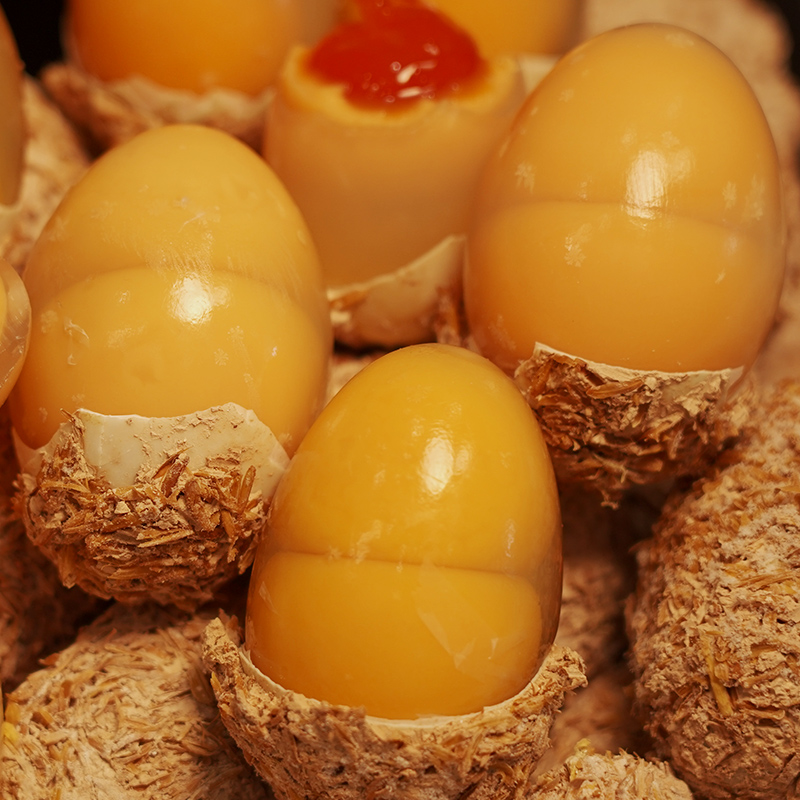 【双黄12枚】四川溏心皮蛋手工无铅工艺精选双黄蛋鸭蛋松花蛋包蛋