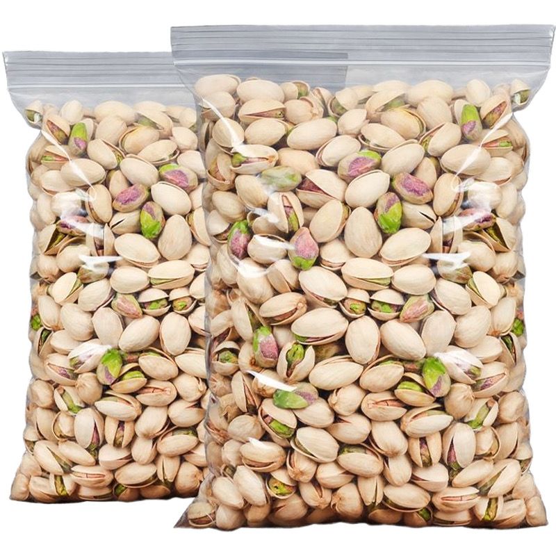 新货自然开口开心果大颗粒罐装袋装1000 g-250 g坚果炒货零食品