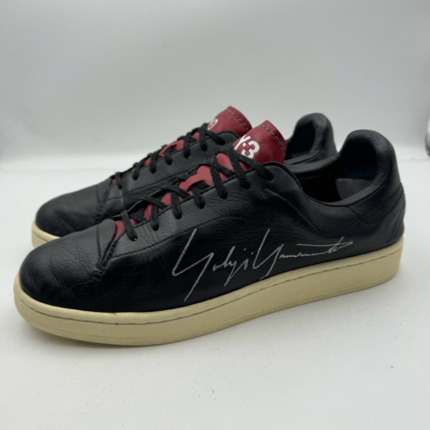 二手43码 磨损看图 Y-3 Yohji Court 休闲鞋 黑色 公价1249