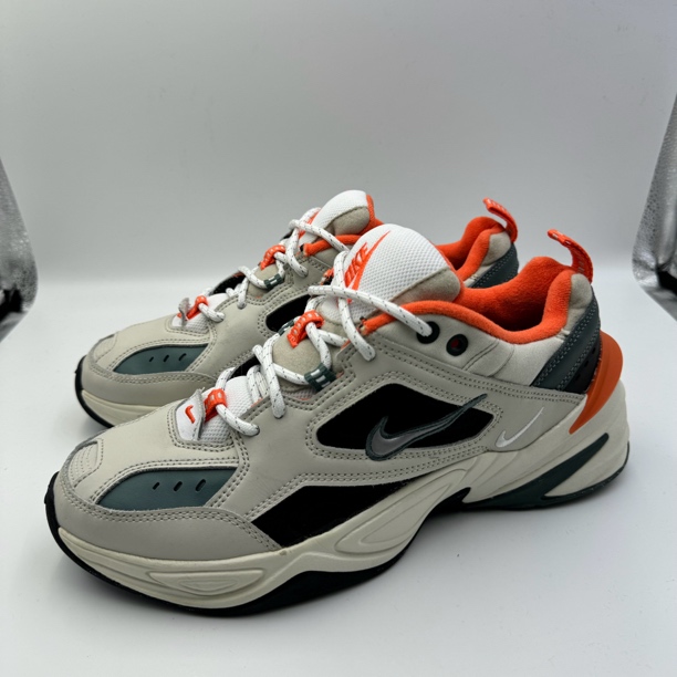 95新 42.5码 Nike M2K Tekno 休闲 老爹鞋 灰黑橙 公价598
