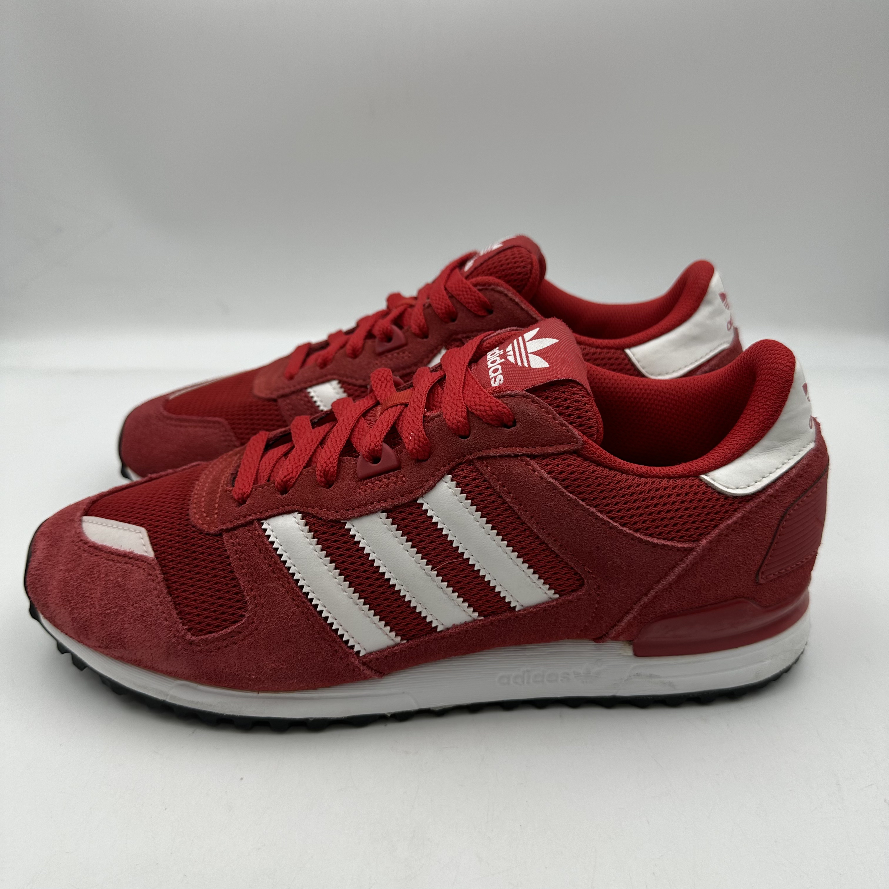 国庆特价 43码 试穿 adidas Originals ZX 700 休闲鞋 红白