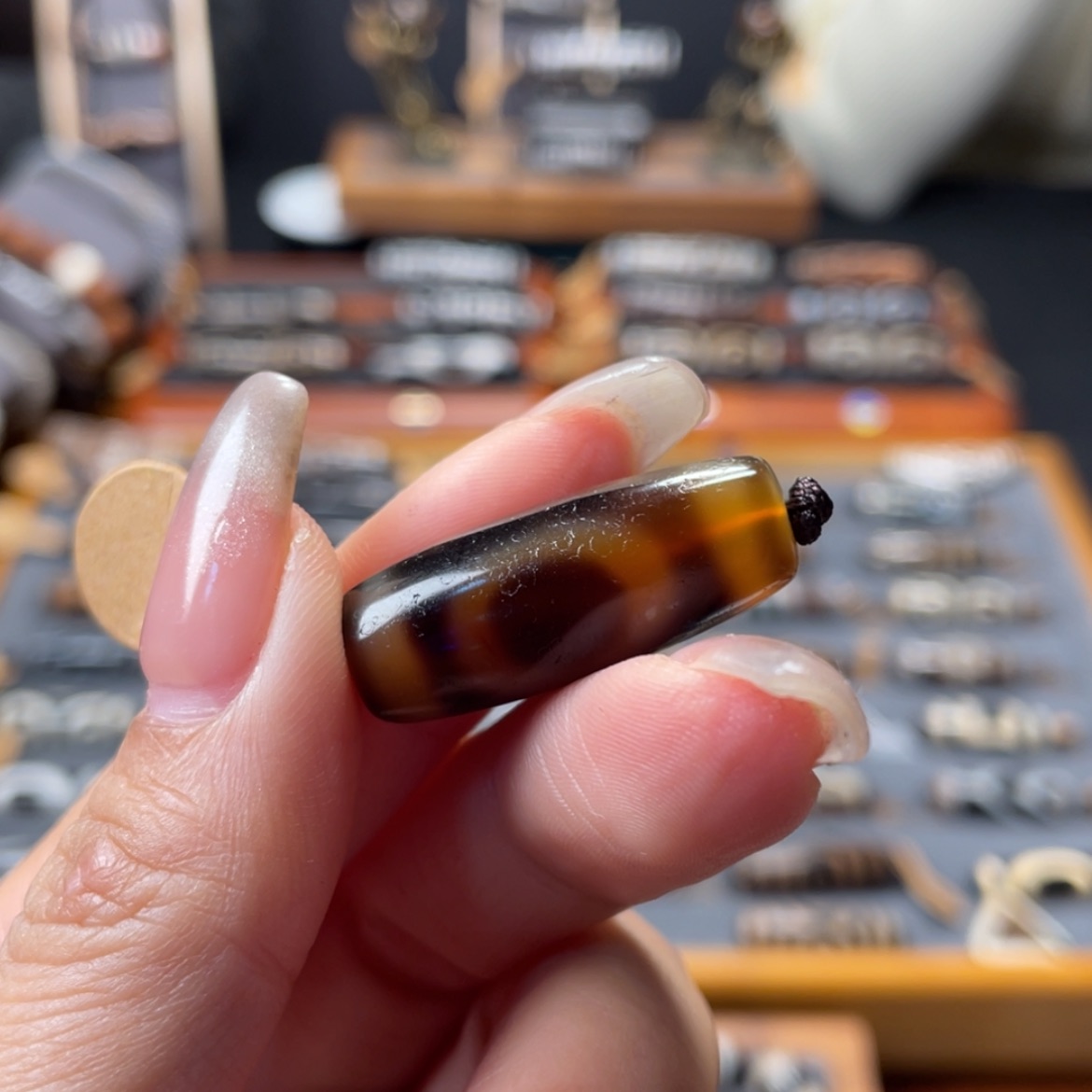 【闪购商品】玛瑙/玉髓珠宝半成品未镶嵌中****佬