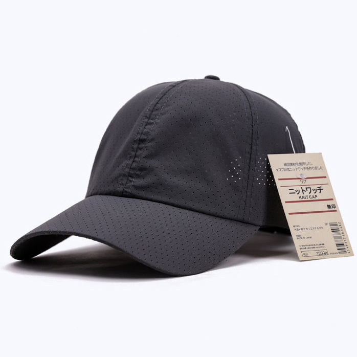 速干棒球帽夏季户外网眼遮阳鸭舌帽钓鱼推荐透气薄款男女运动帽子