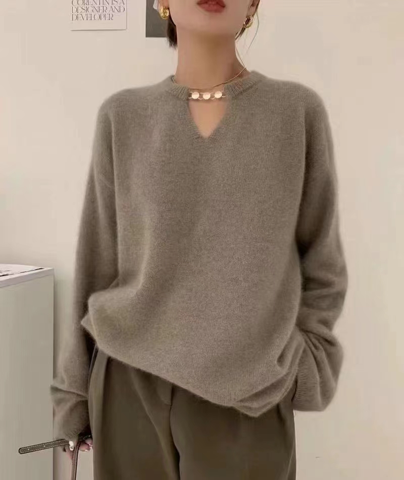 濮院细羊毛天丝打底衫女