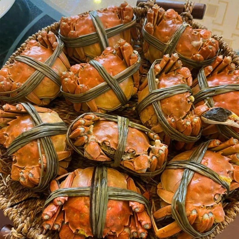 【活蟹现发】3母（3.0-2.7两） 洪泽湖大闸蟹顺丰包邮包活8+2只母蟹