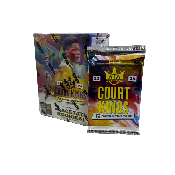 23-24 Panini Court Kings 油画手雷 篮球球星卡盒 拆包拆盒