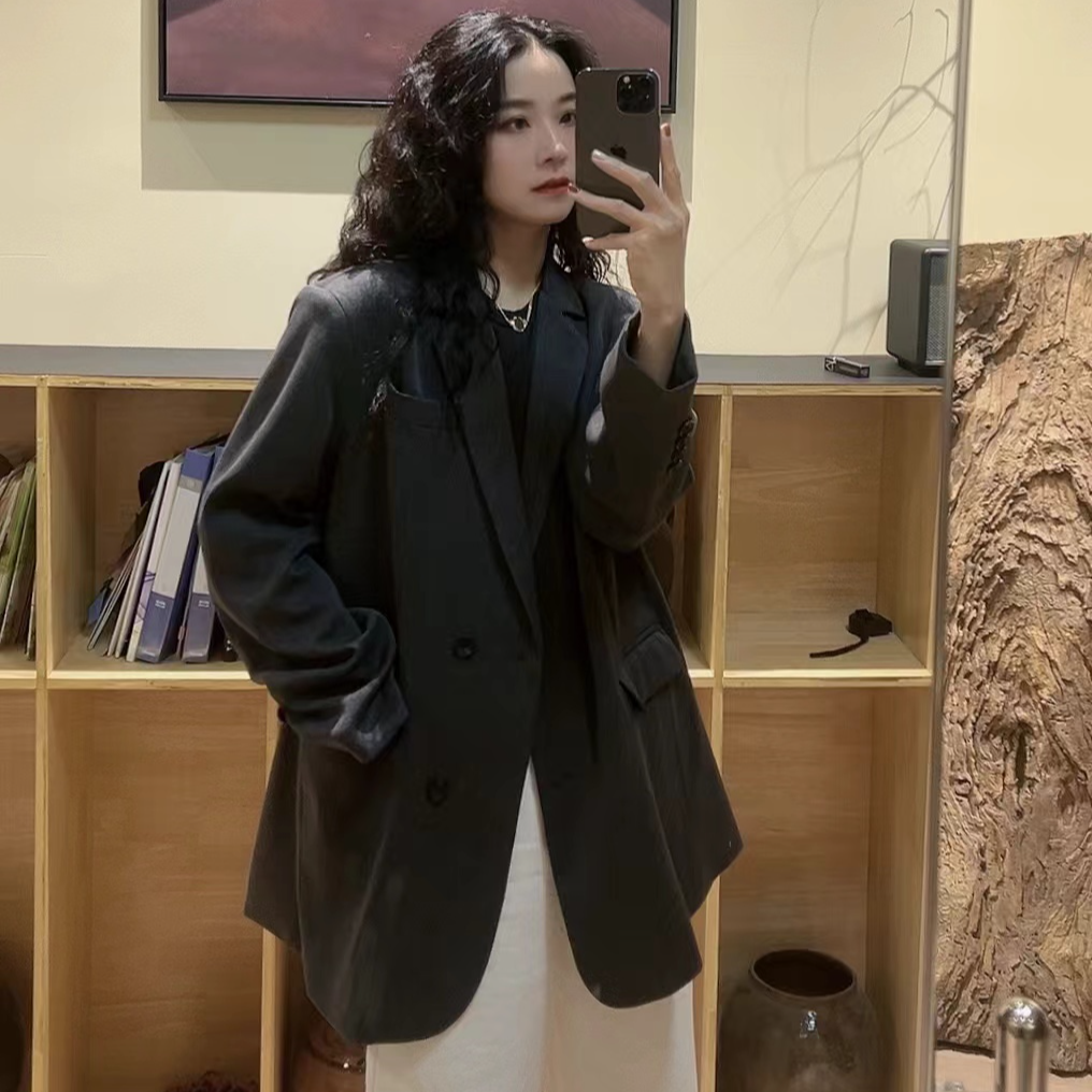 YW&XIE廓形西装外套女休闲春秋9243