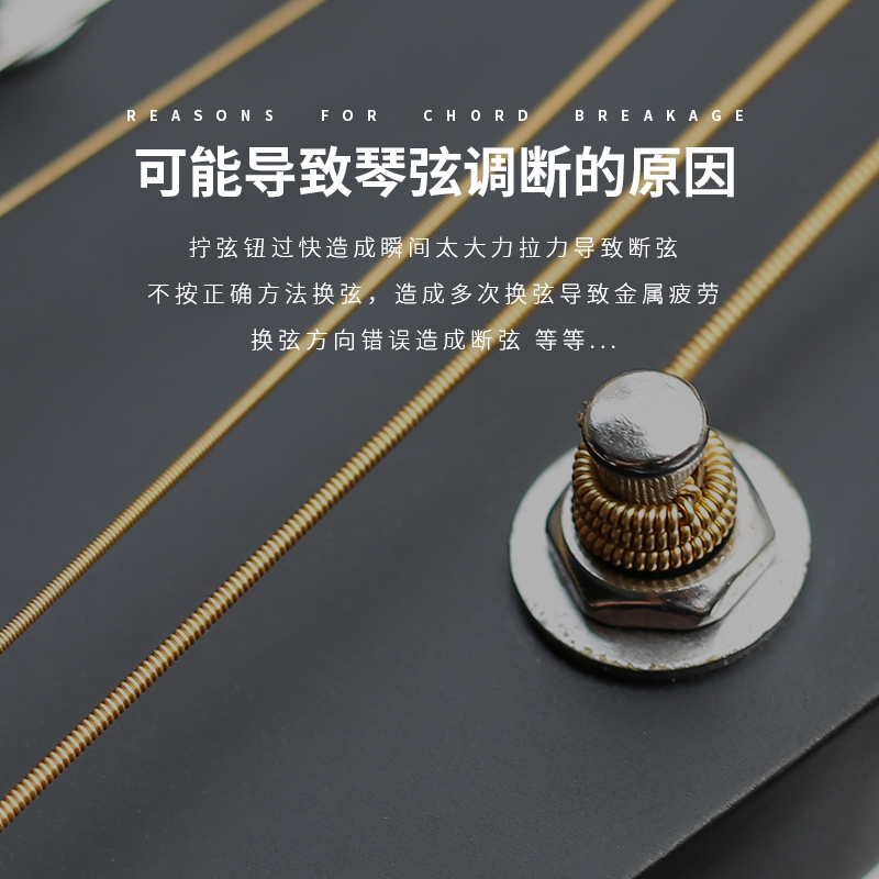 蓝之吉初学者吉他弦民谣木吉他弦1弦2弦3弦4弦5弦6弦琴弦原装套弦