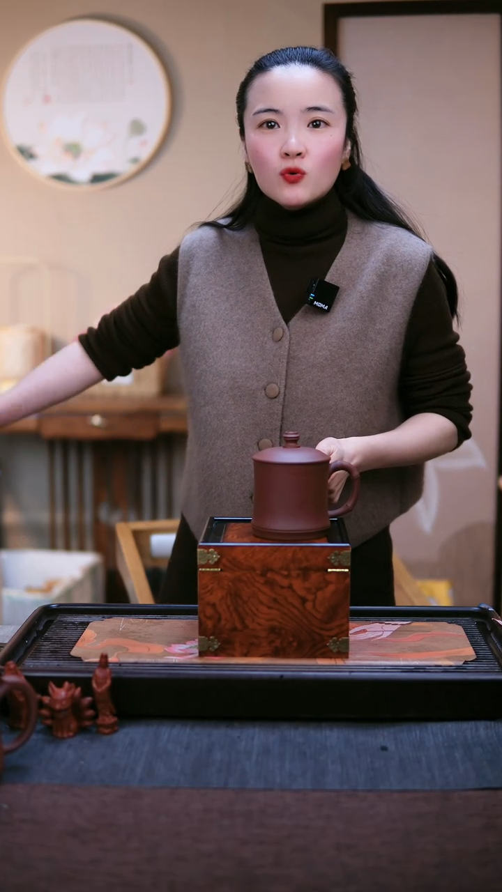 【闪购商品】紫砂茶壶22号N➕紫泥盖杯