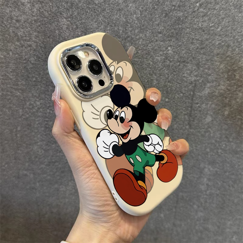 米奇老鼠iphone15苹果手机壳14promax硅胶13pro网红12高级11全包X