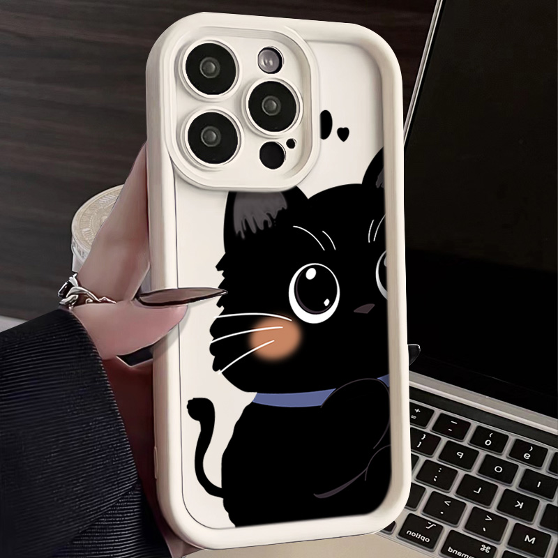 情侣黑白iphone15苹果手机壳14promax新款13pro防摔12高级11全包X