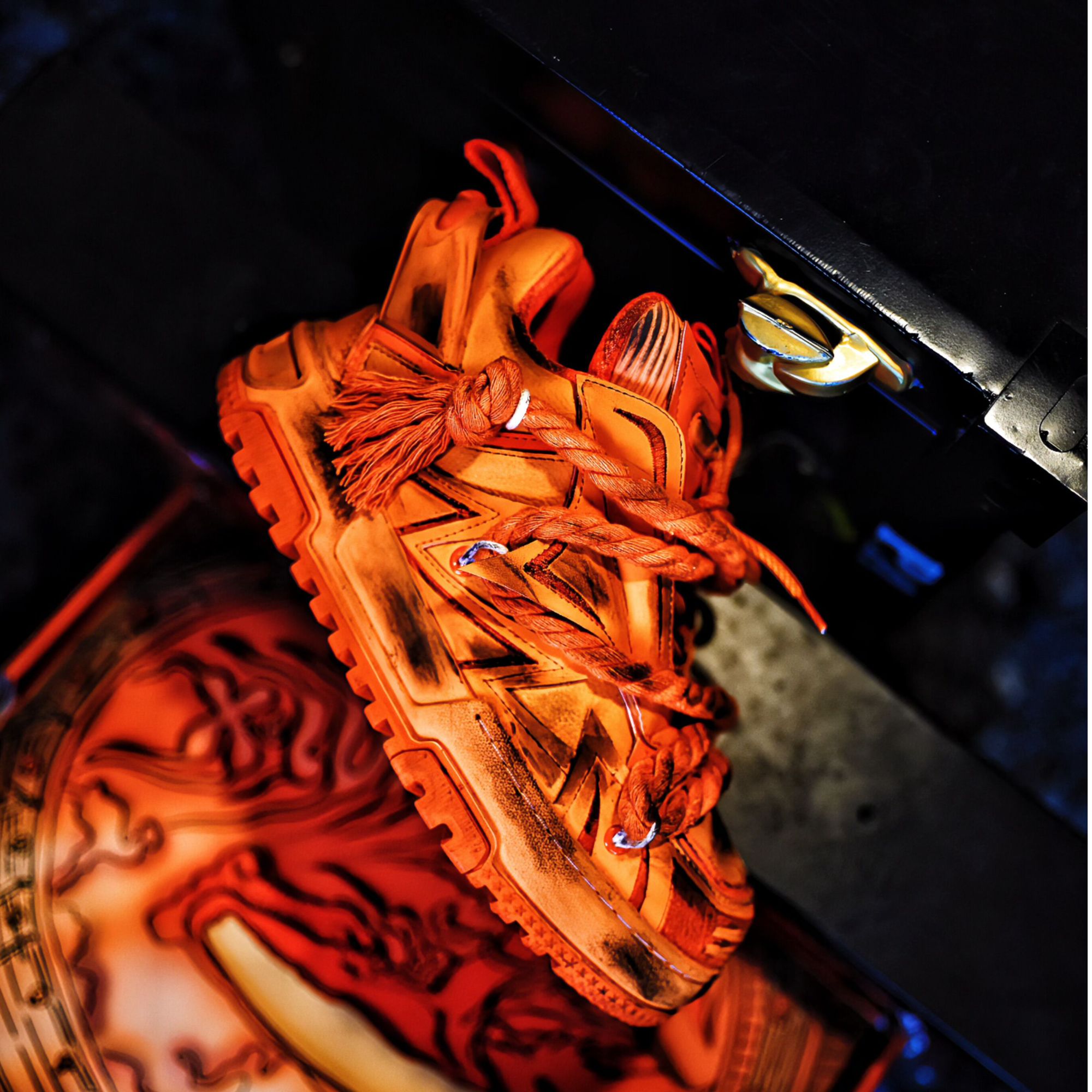 XLUN【大鱼海棠】系列男女同款厚底增高轻软潮鞋面包鞋平底鞋