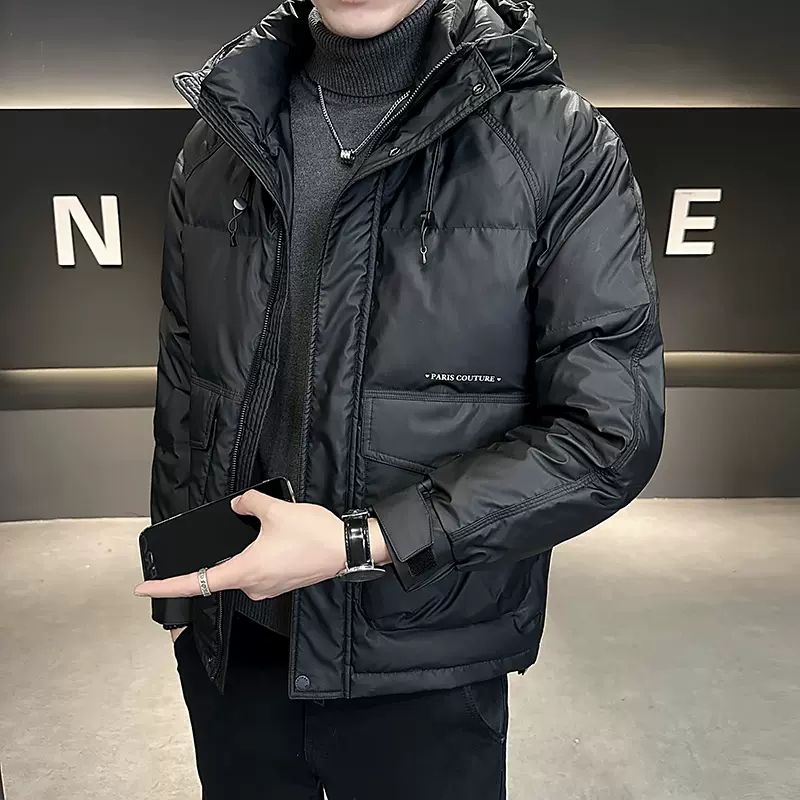 波司登羽绒服男冬季潮牌工装连帽潮流休闲痞帅高级感加厚白鸭绒外