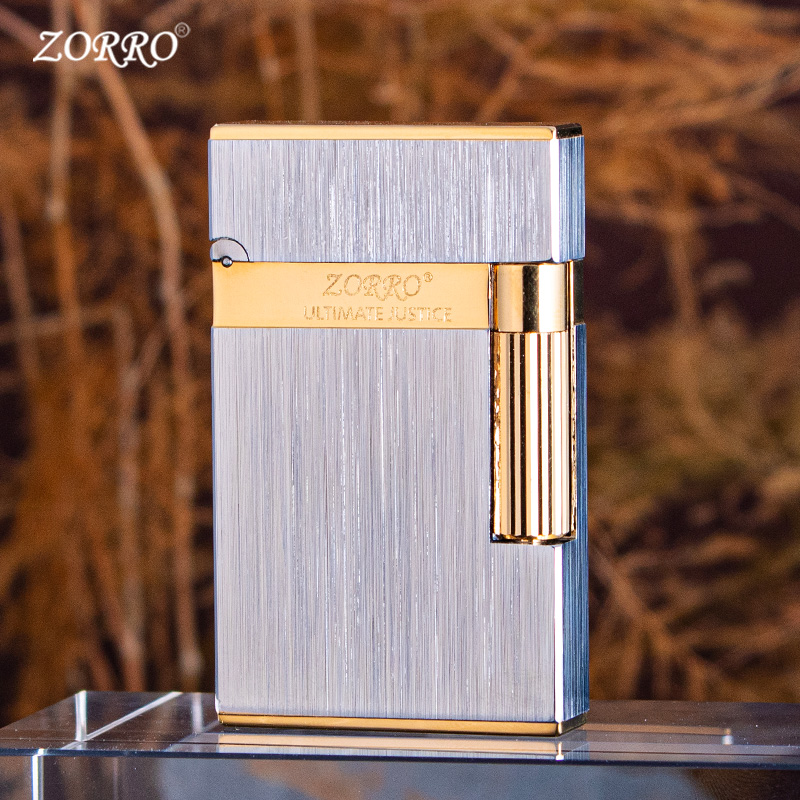 佐罗ZL6纯铜朗声打火机高档创意个性经典侧滑朗声机钢音时尚男士
