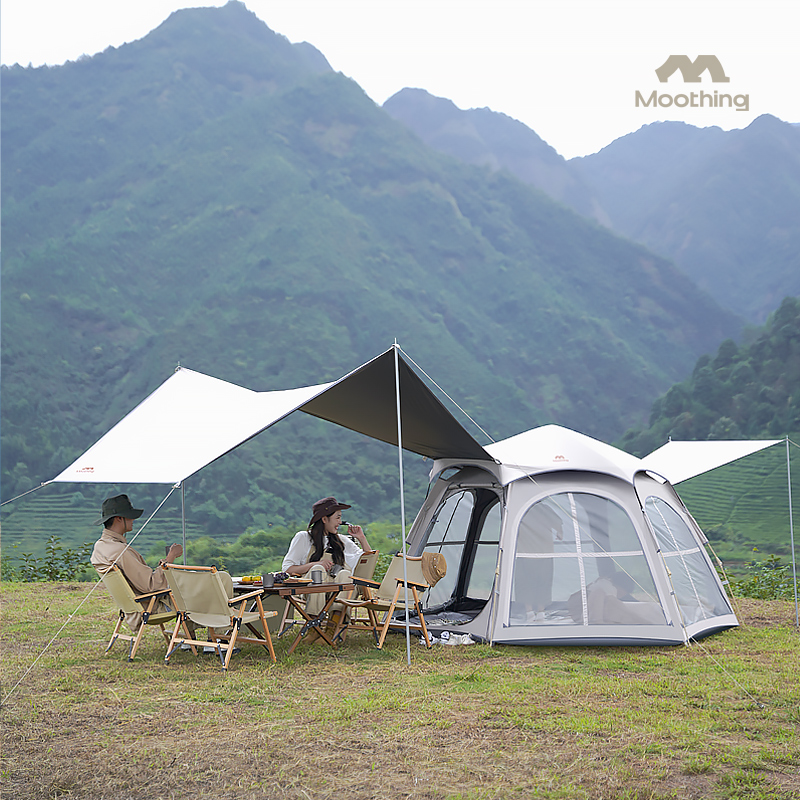 moothingMoothing黑胶六角球形全自动便携野外露营球形防晒帐篷