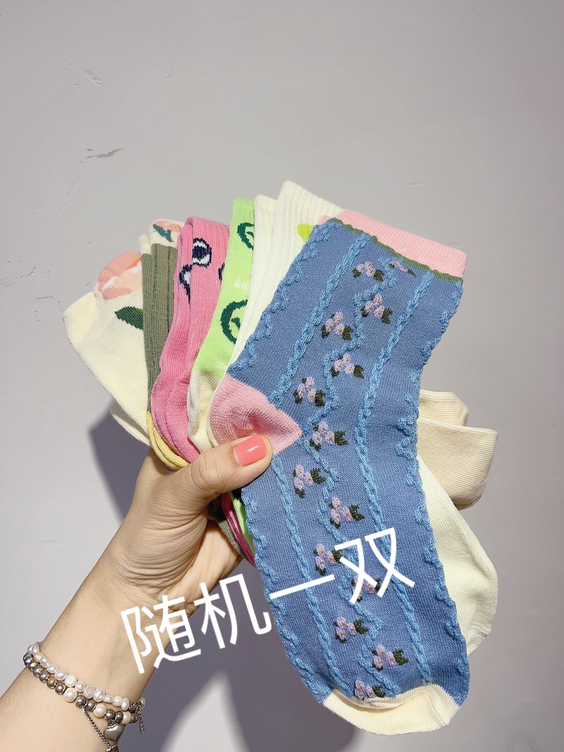 【五颜六色】韩系可爱百搭彩色袜子