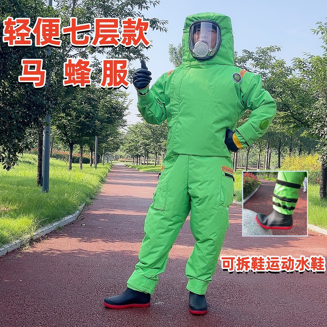 蜂农哈哈马蜂服全套透气多层防蜂服抓红娘虎头蜂胡蜂专用防蜂衣服