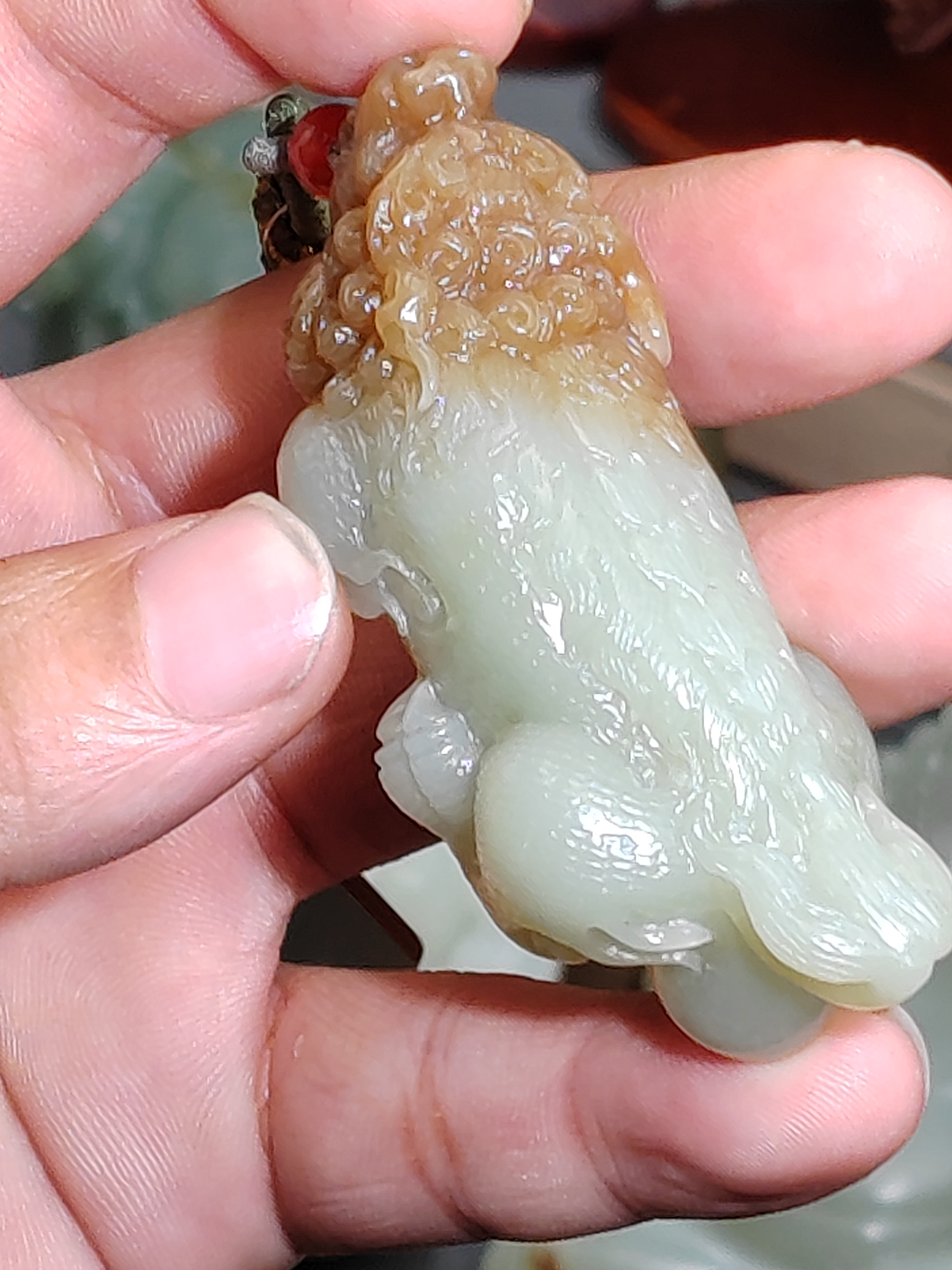 和田玉且末料高品质挂件貔貅