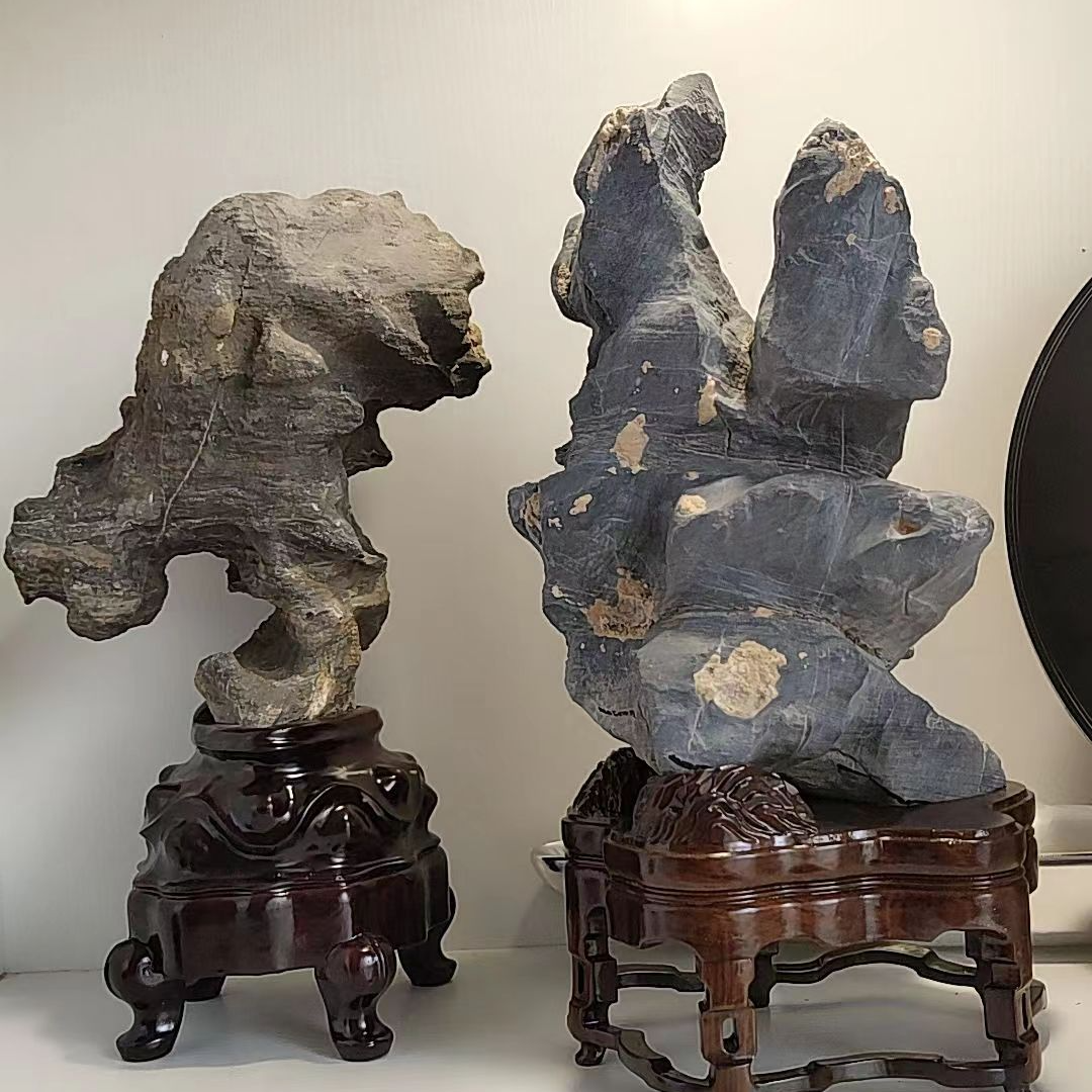 【直播间订单，私拍随机发】灵璧石精美摆件