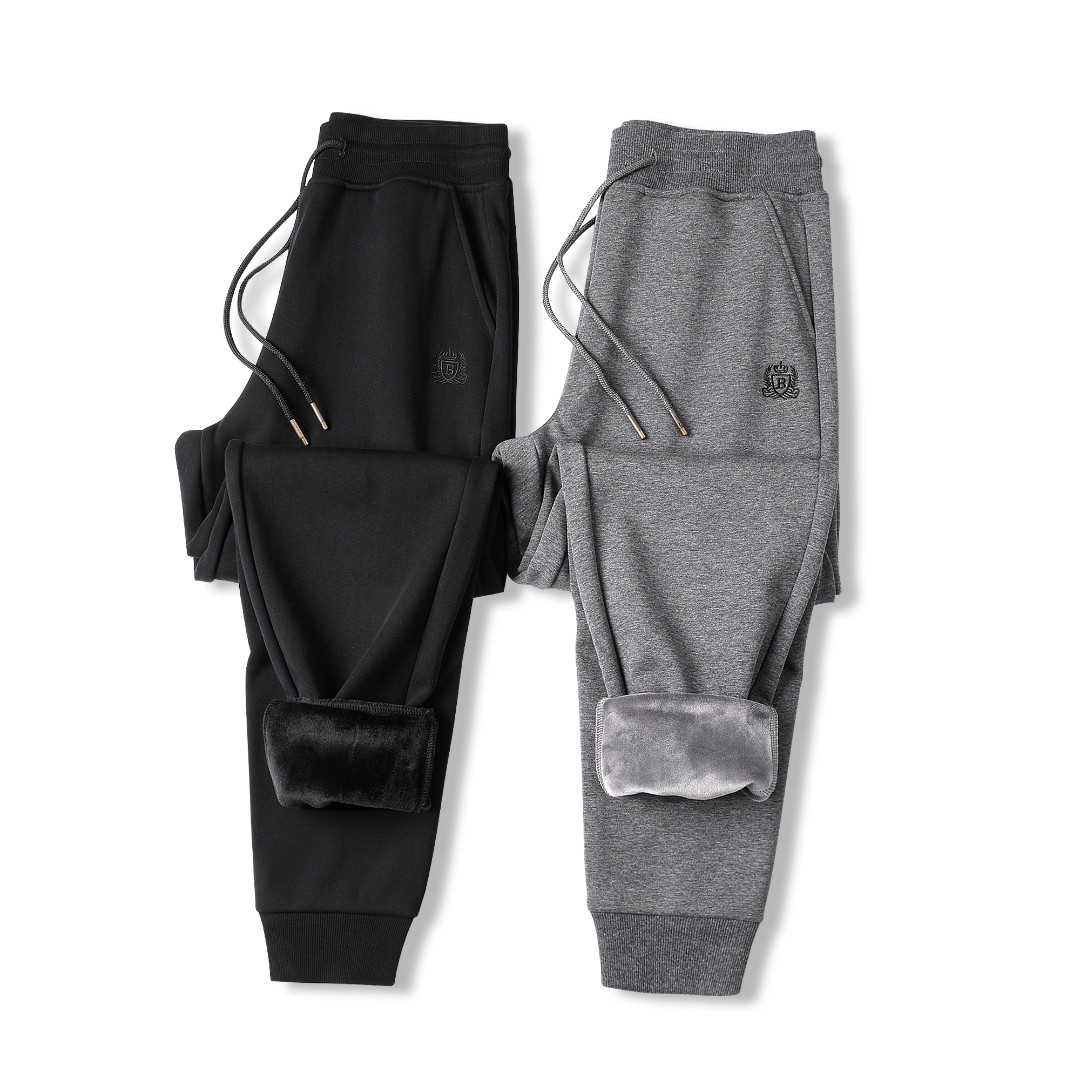 888C加绒加厚男女同款百搭束脚卫裤