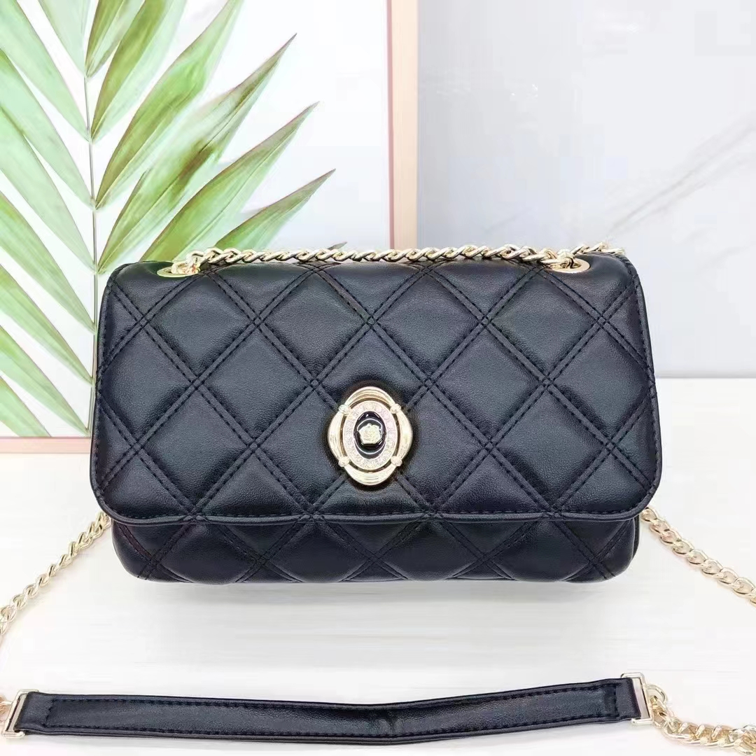 2023新款专柜正品时尚百搭轻奢小香风链条斜挎女包