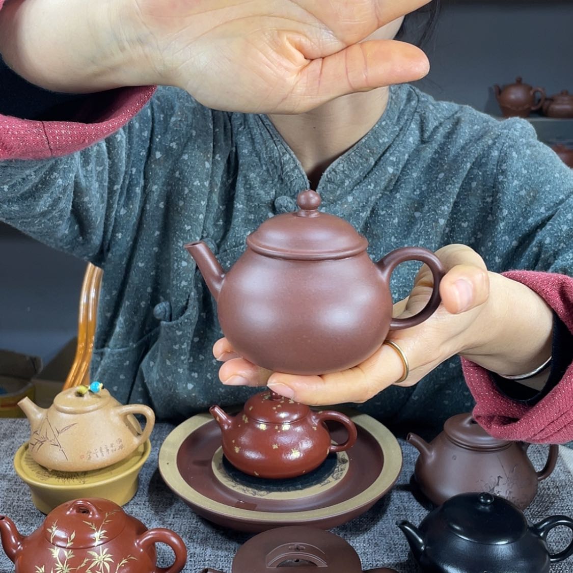 【闪购商品】紫砂茶壶?紫泥秋水150cc