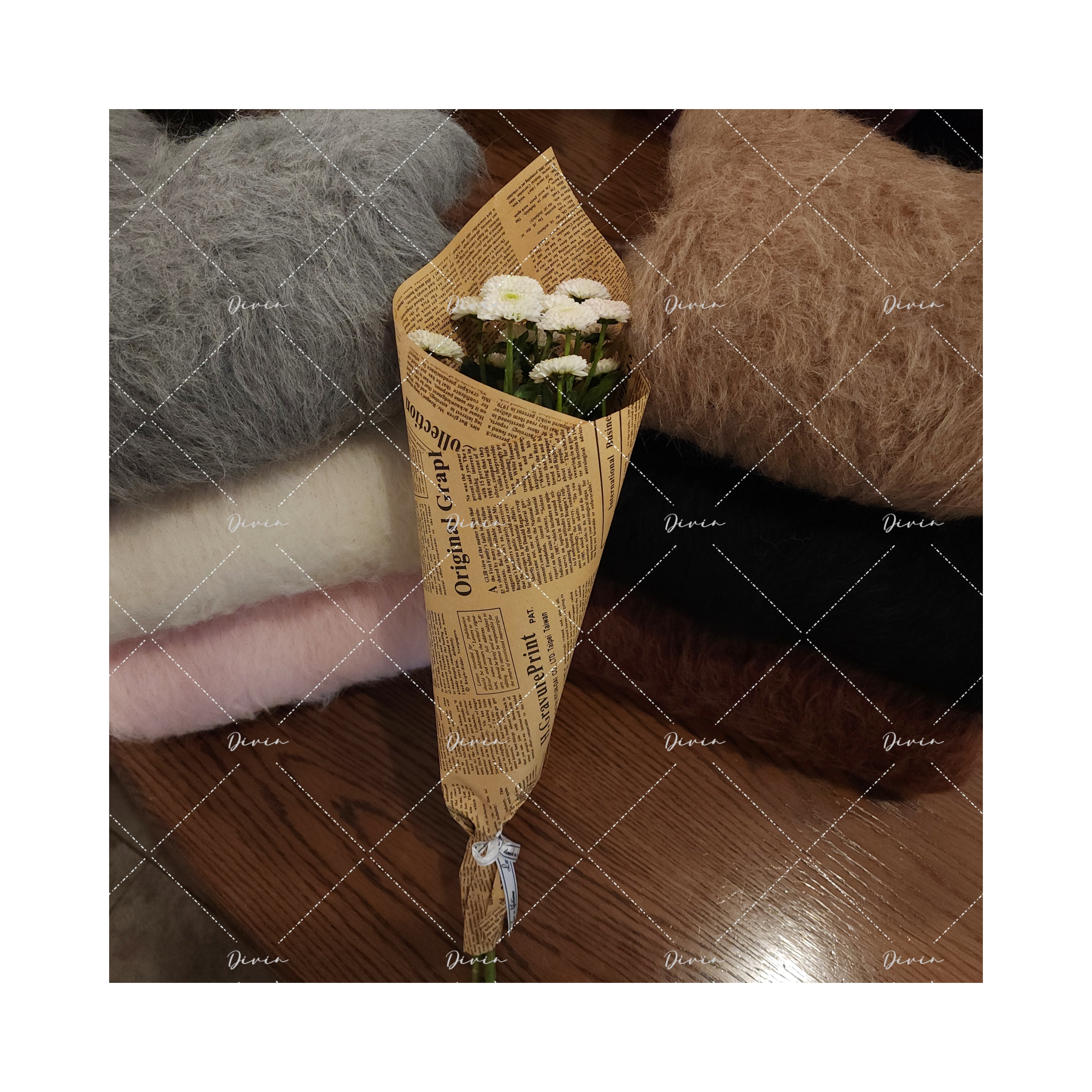 Divn 【臻宝鎏光】嵿级苏利羊驼毛V领宽松套头衫阿尔巴卡贝贝羊驼