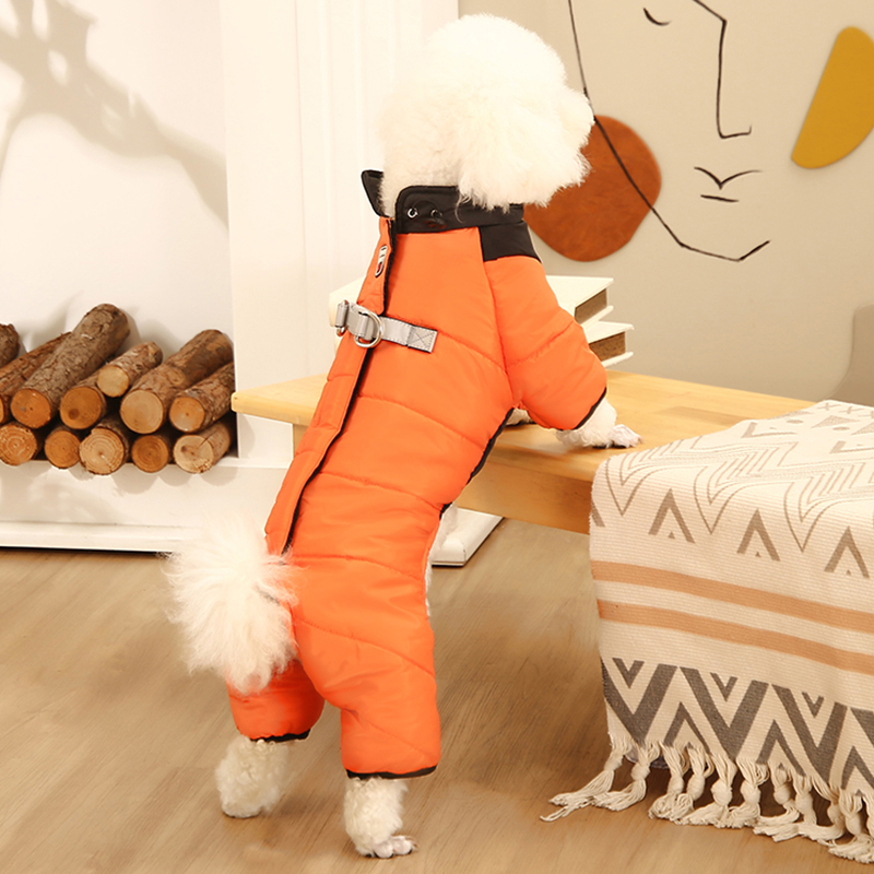 狗狗衣服秋冬棉衣小型犬泰迪比熊博美保暖加棉加厚冬季四脚衣