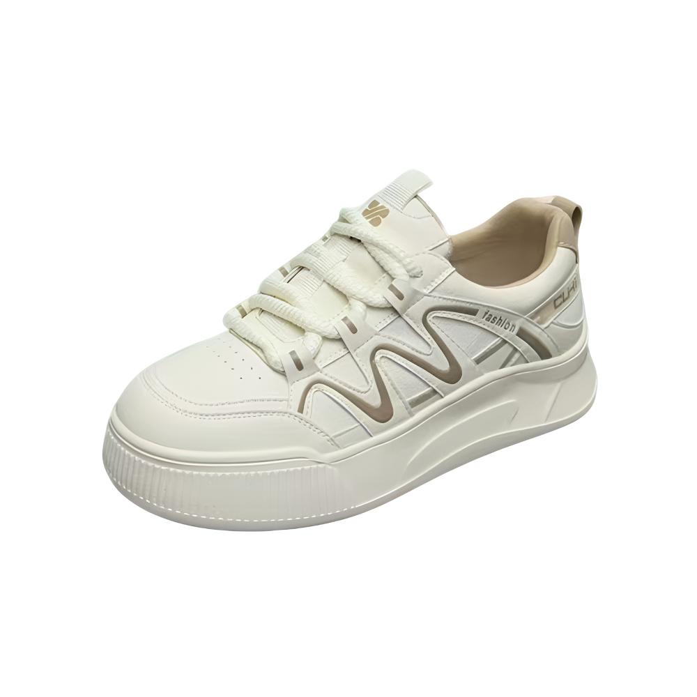 北D1132 957真皮厚底小白鞋 （标准尺码）