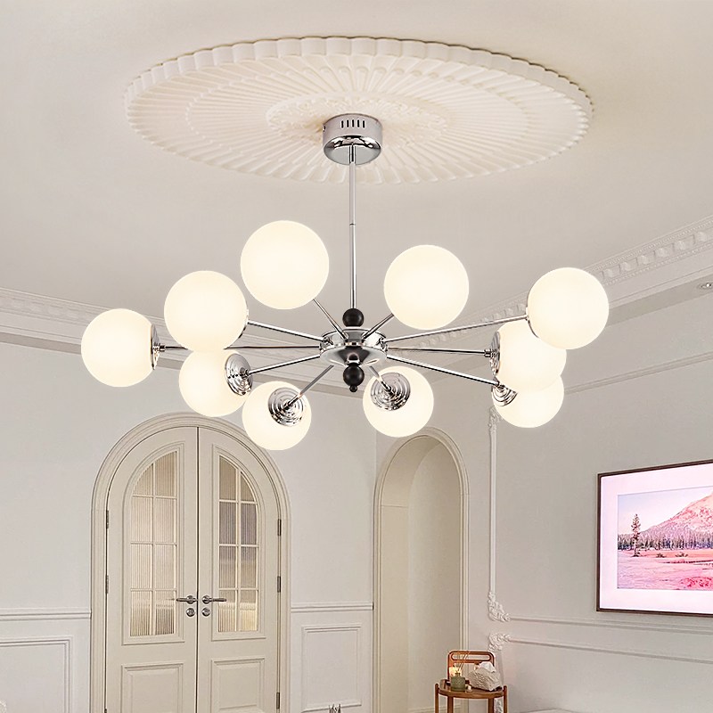 广东中山灯饰客厅吊灯现代简约大气家用主卧室餐厅灯网红北欧灯具