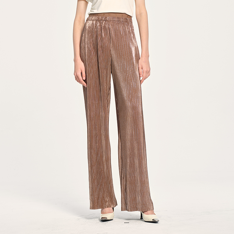 COLOVE【波光粼粼】休闲裤343T052