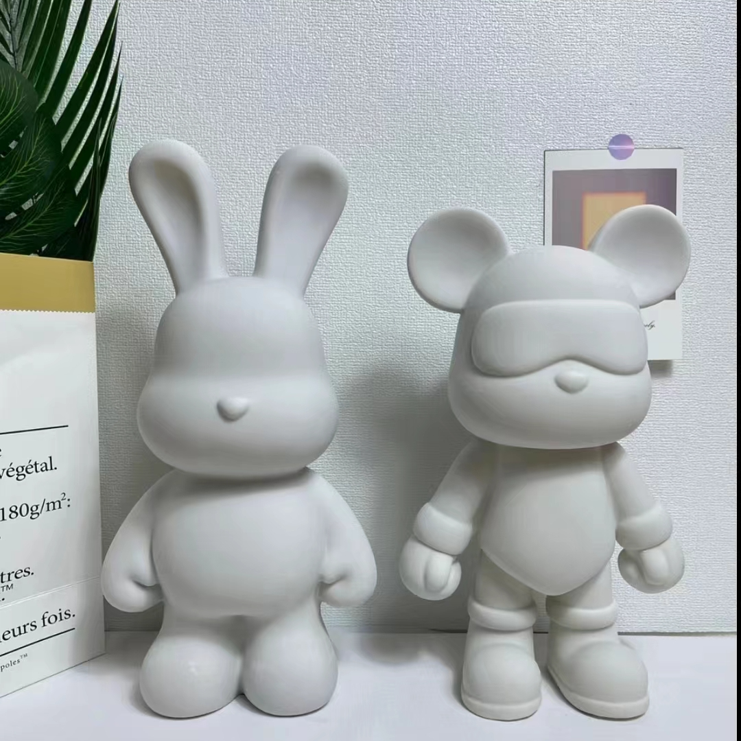 【私人定制款】52cm流体熊摆件 潮玩创意DIY摆件 树脂