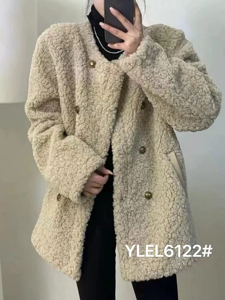 韩版气质高级感轻奢加厚中长款外套