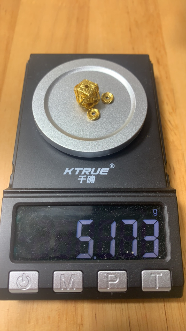 足金古格塔回纹隔片