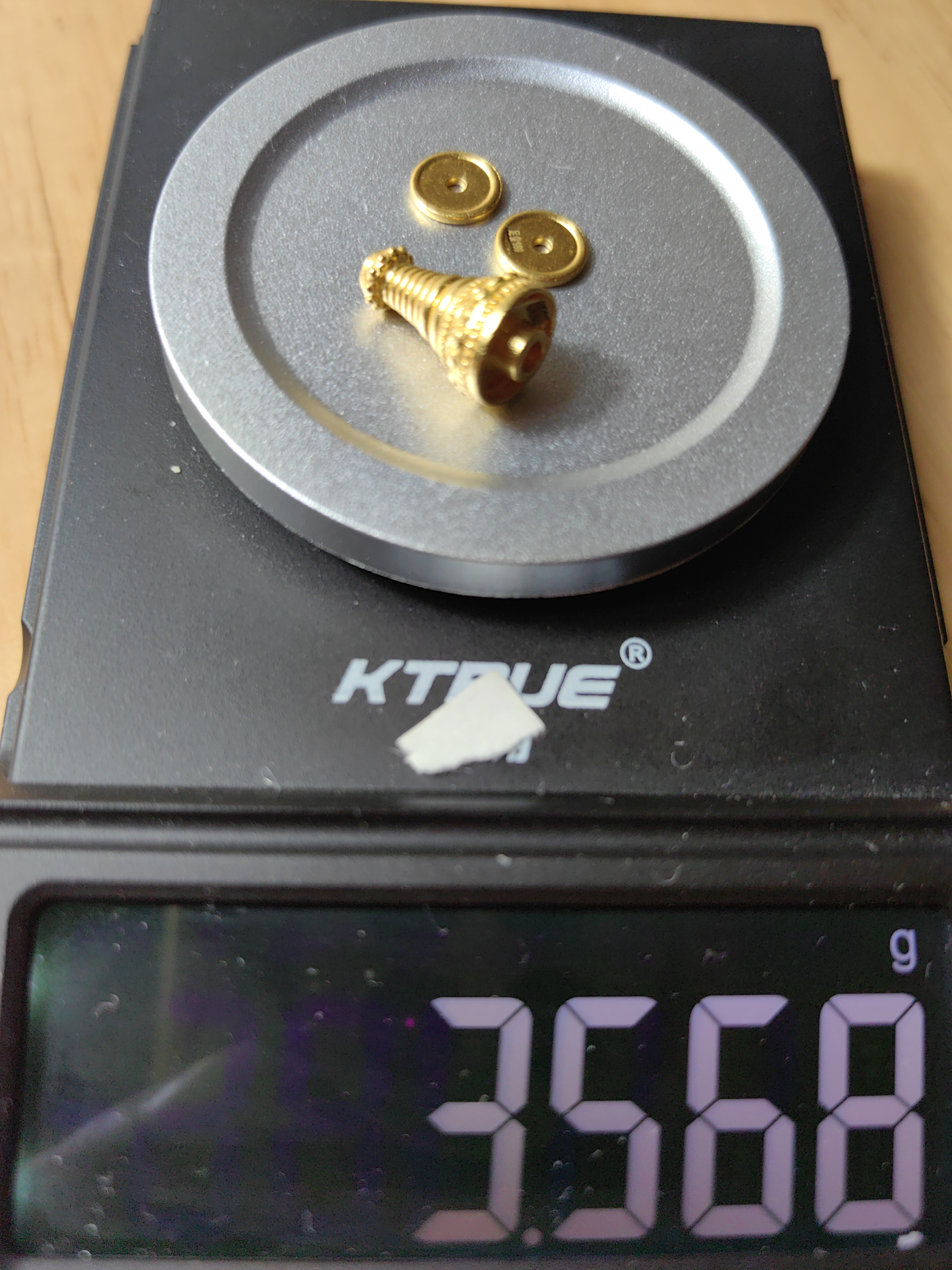 足金999塔车轮隔片