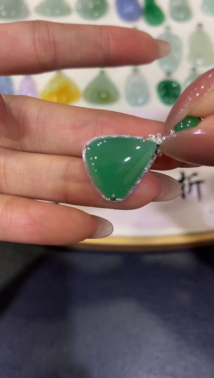 【闪购商品】翡翠团购18K金镶嵌28
