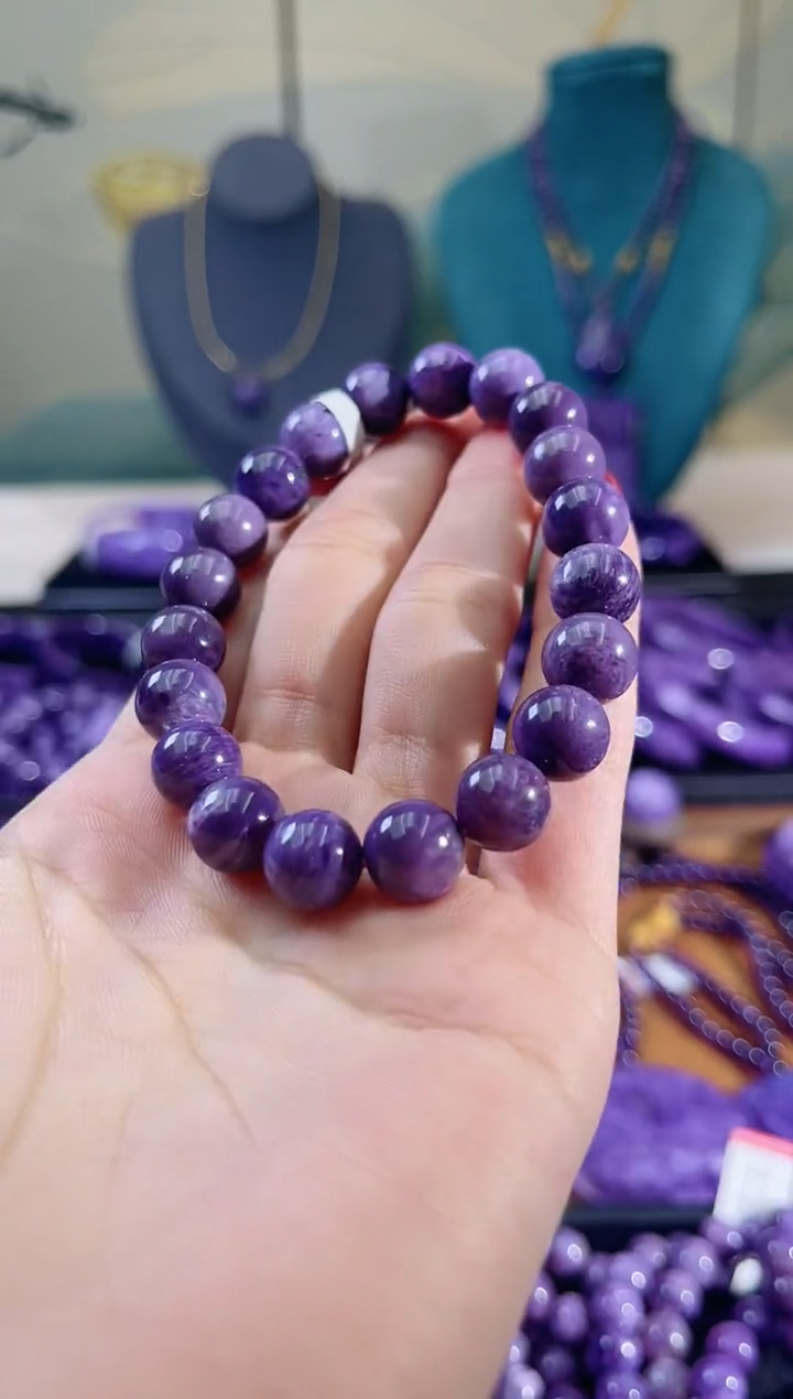 【闪购商品】查罗石（紫龙晶）手串未镶嵌9