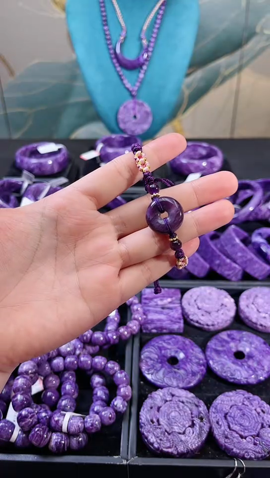 【闪购商品】查罗石（紫龙晶）手绳未镶嵌