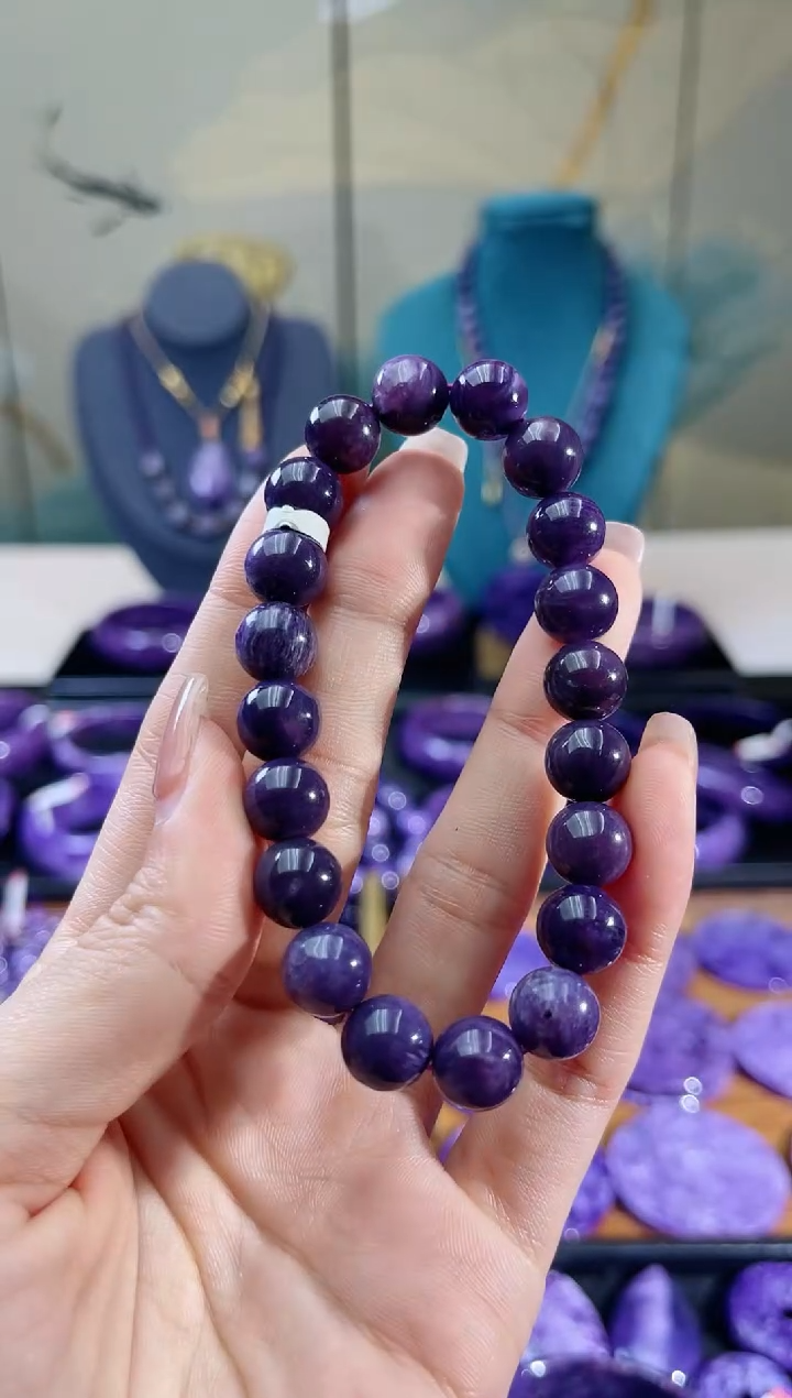 【闪购商品】查罗石（紫龙晶）手串未镶嵌10