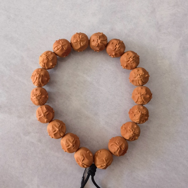 桃核雕刻手工精修脸谱十八罗汉多样性发