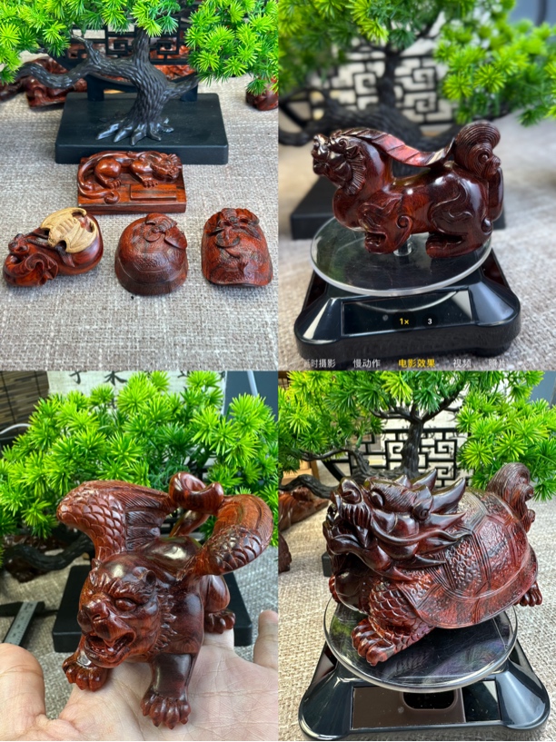 印度小叶紫檀纯手工雕刻拍品链接