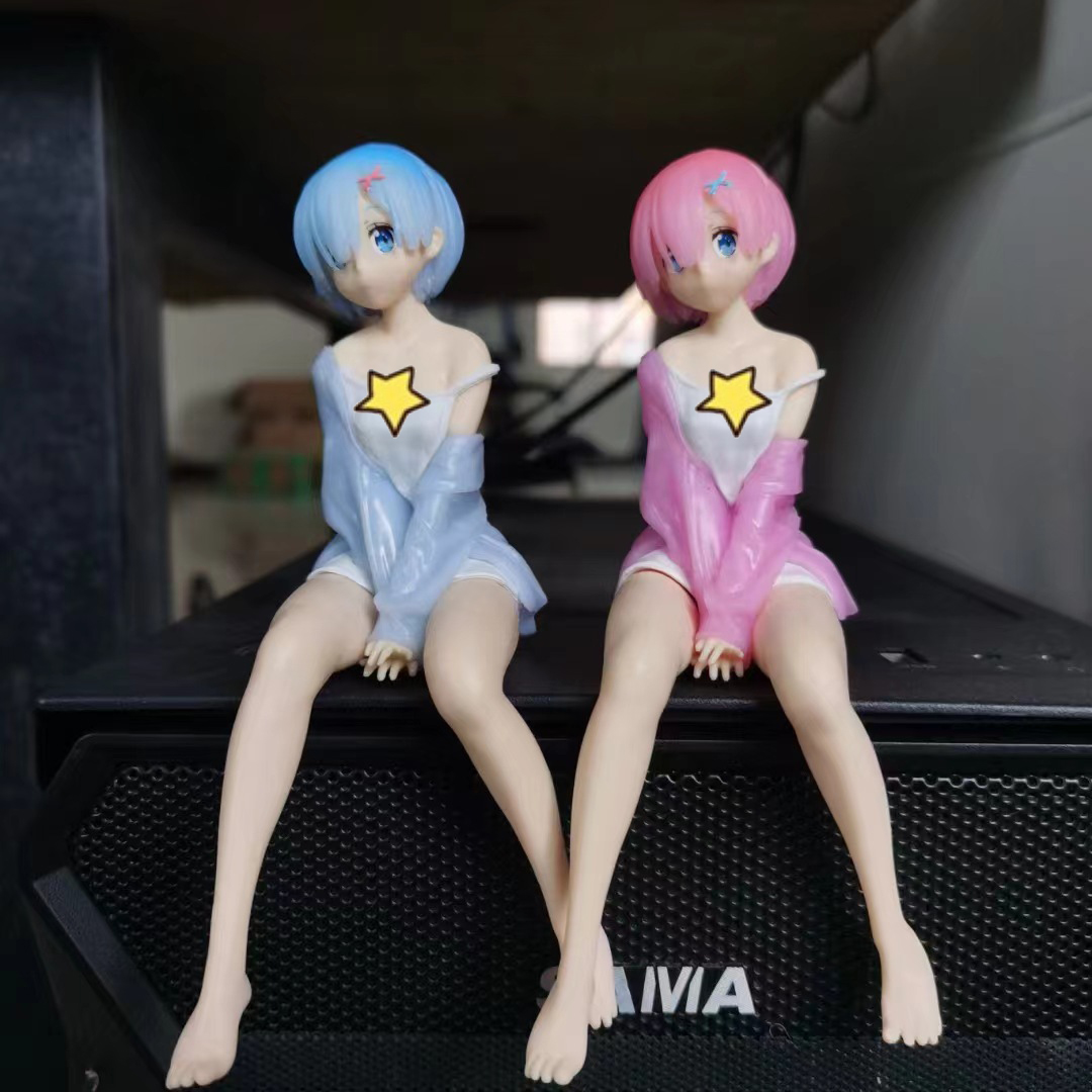 坐姿蕾姆美少女手办