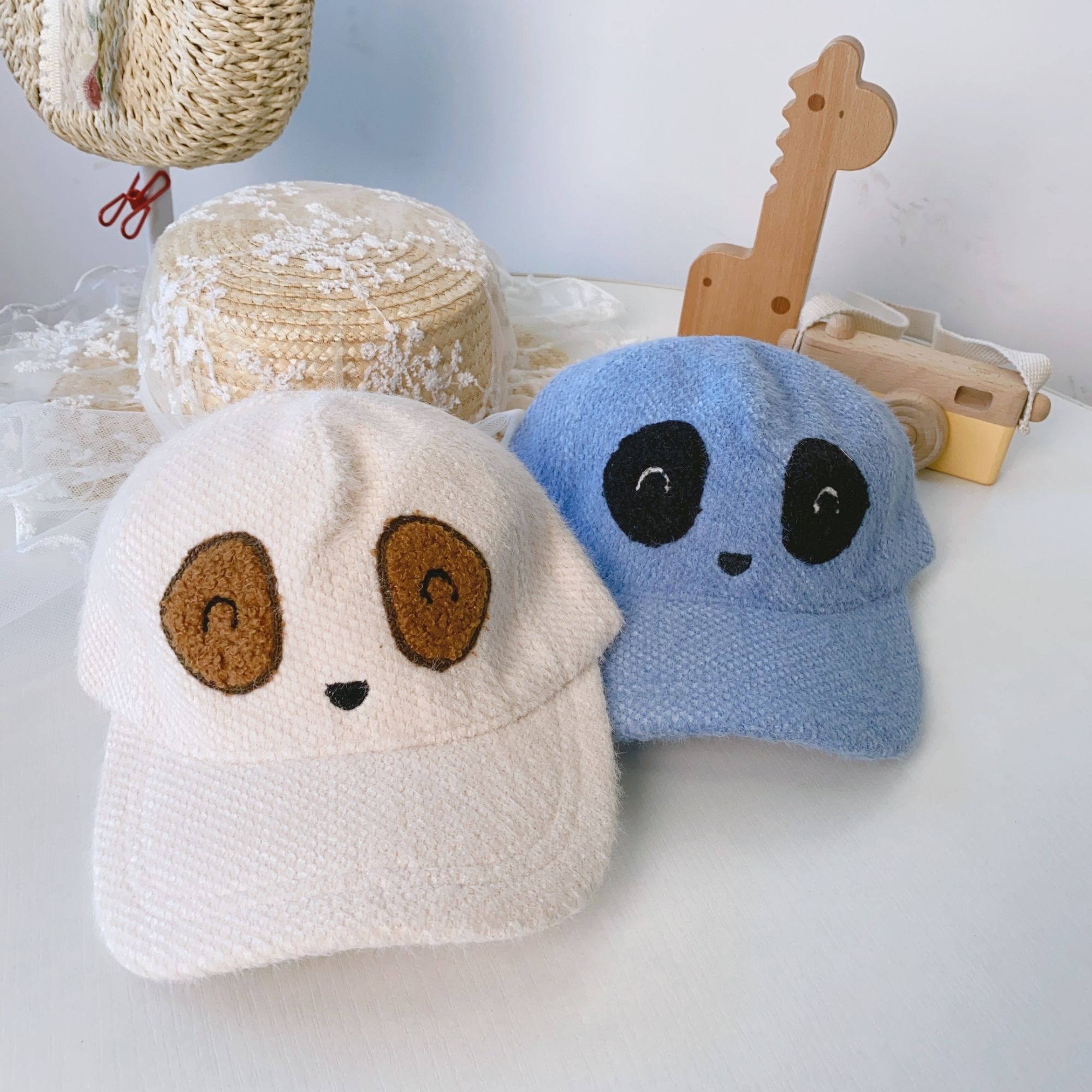 4861米乐熊熊猫棒球帽儿童用品帽子卡通休闲圆顶童帽儿童帽百搭