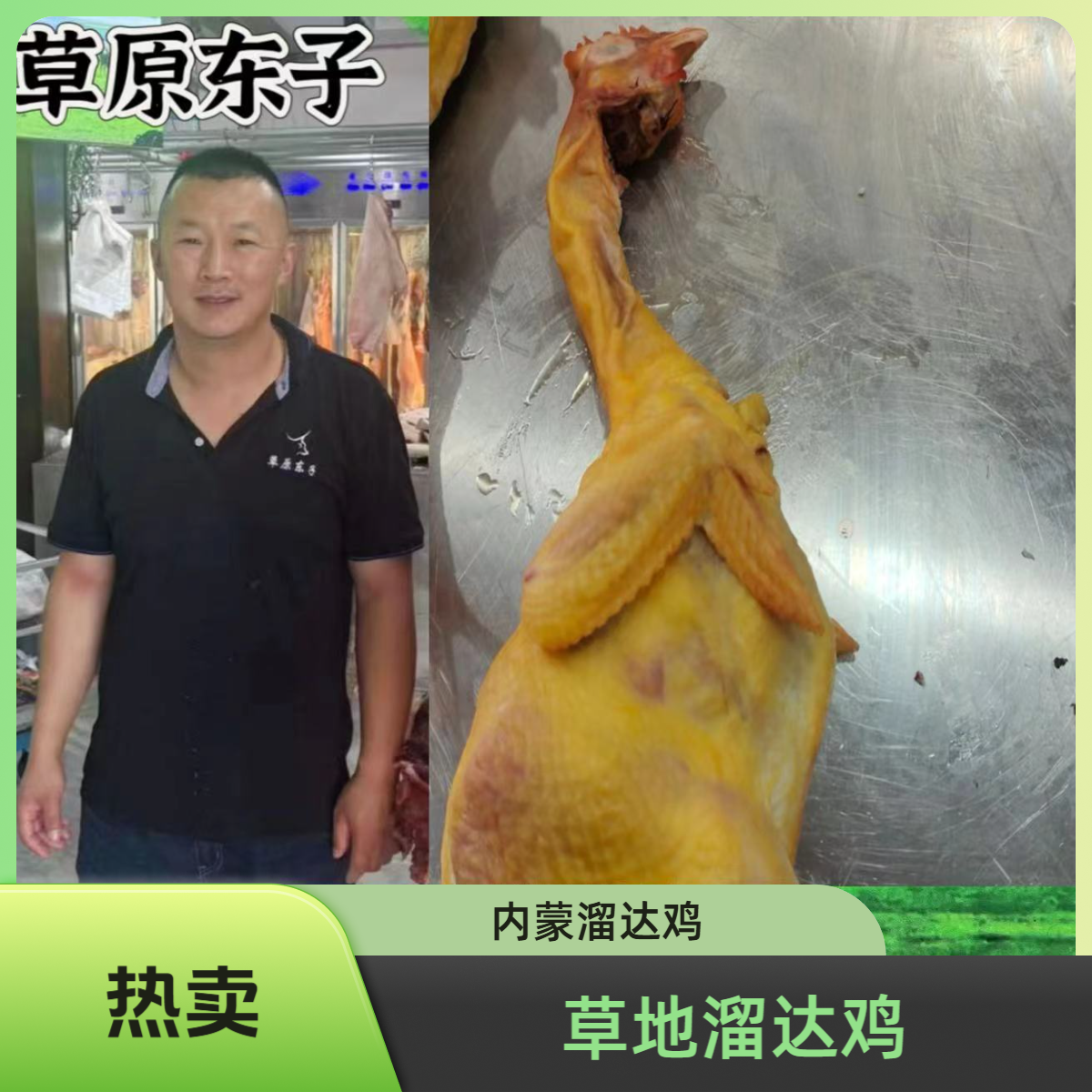  内蒙古草原溜达鸡整老母鸡3斤起拍（以实际重量计价）（同城包邮）