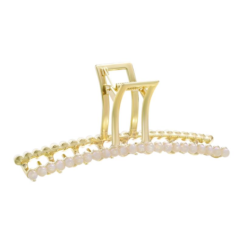 CAROMAY 铜合金树脂发饰 气质网红时尚百搭头饰法式简约F2910